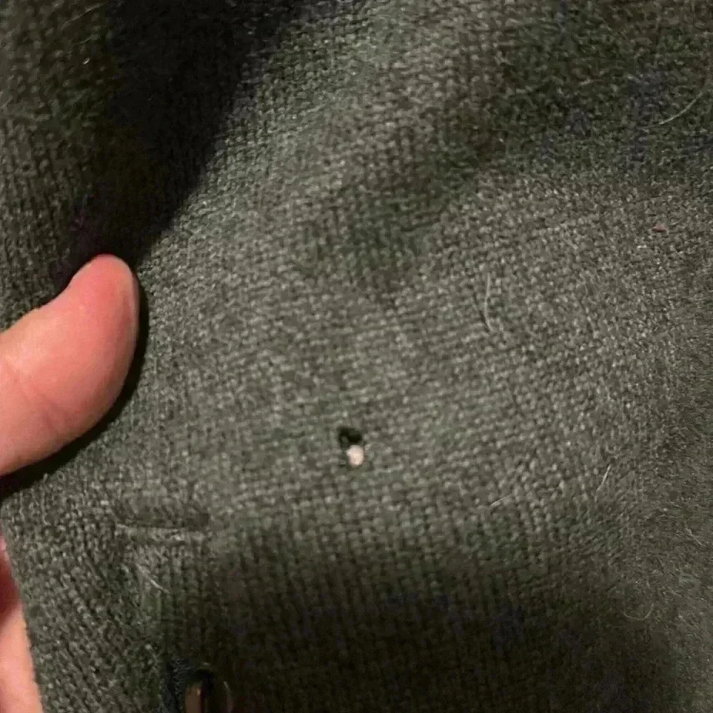 North face full zip.  Call out, hole as pictured